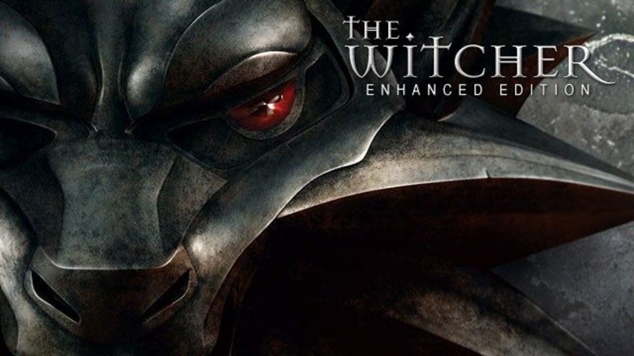 Cover art of The Witcher Enhanced Edition featuring