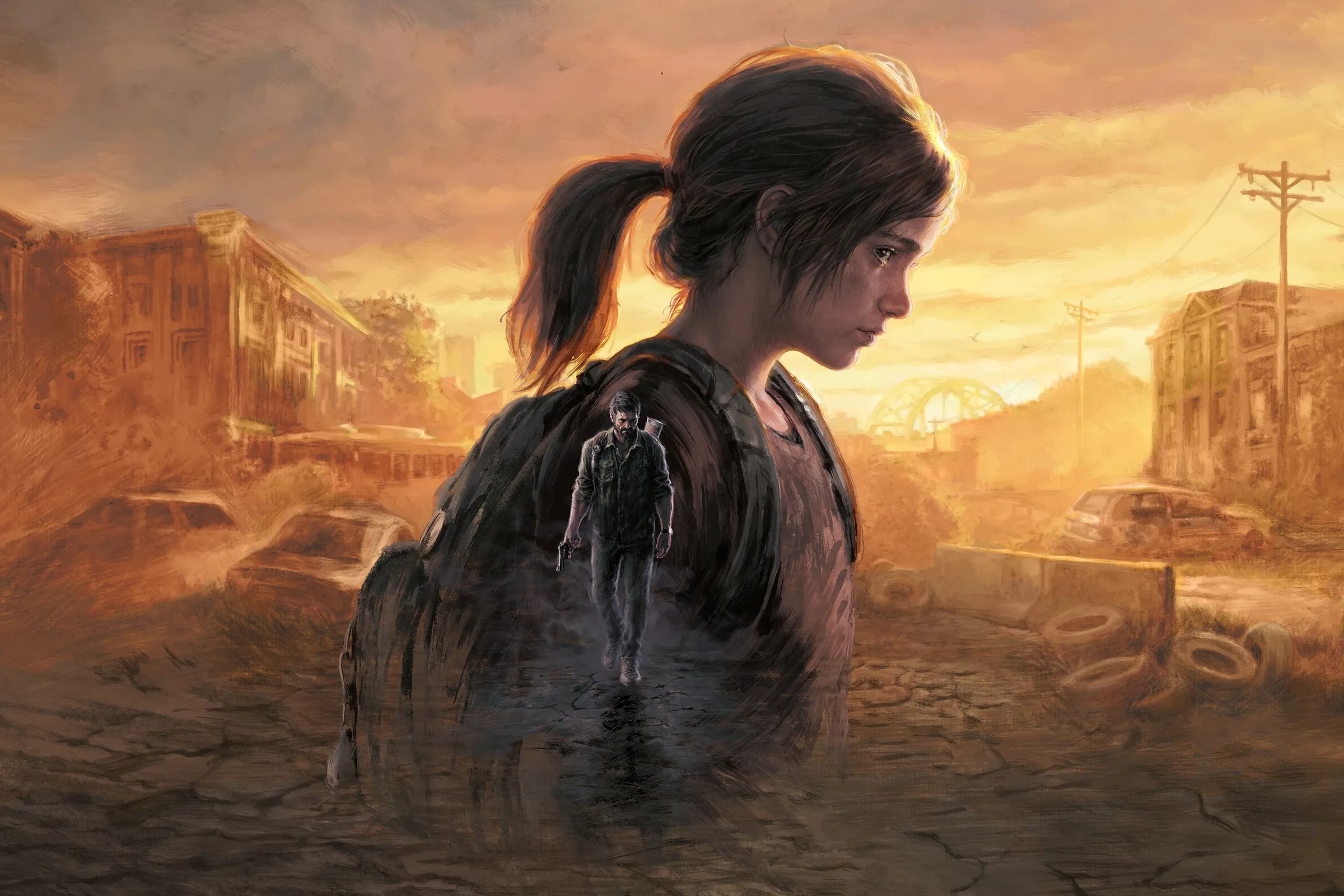 A promotional image for "The Last of Us" featuring the main character